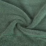 Ręcznik bawełniany 70x140 MARI zielony z welurową bordiurą w pasy - 4