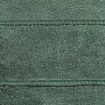 Ręcznik bawełniany 70x140 MARI zielony z welurową bordiurą w pasy - 3