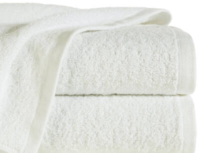 Ręcznik bawełniany 70x140 GŁADKI 2 jednokolorowy biały