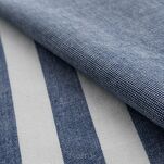 Komplet ścierek kuchennych 2x50x70 KARIN niebieskie w pasy z bawełny - 3