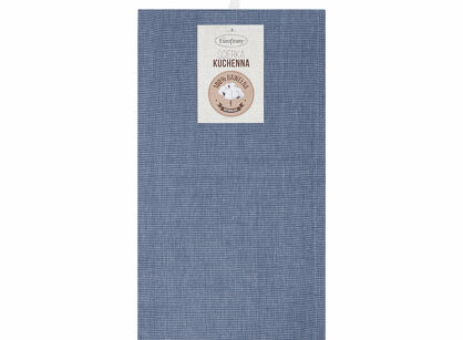 Komplet ścierek kuchennych 2x50x70 KARIN niebieskie w pasy z bawełny