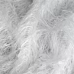 Zasłona na przelotkach 140x250 MARGARET biała z etaminy przetykana moherową nicią - 3