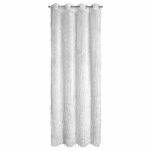 Zasłona na przelotkach 140x250 MARGARET biała z etaminy przetykana moherową nicią - 7