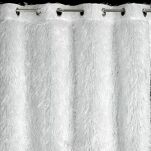 Zasłona na przelotkach 140x250 MARGARET biała z etaminy przetykana moherową nicią - 4