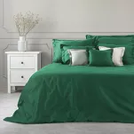 Poszewka bawełniana NOVAC ciemna zieleń 50x70 z 4 cm zakładką - 4