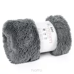 Koc futrzany 150x200 TIFANY 1 srebrny jednokolorowy puszysty z kolekcji Design 91 - 3