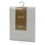 Bieżnik 40x180 LUCY biały gładki zdobiony kantą - 5