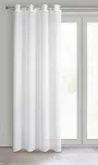 Firana na przelotkach 140x250 MARGO biała błyszcząca o gęstym drobnym splocie - 8