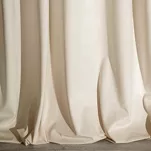 Zasłona na przelotkach 140x250 VILLA welwetowa jasny beż jednokolorowa o aksamitnej strukturze - 4