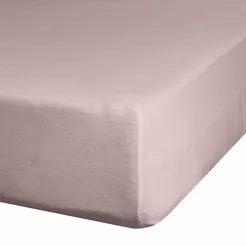Prześcieradło z bawełny renforce z gumką 120x200 różowe GŁADKIE z kolekcji Nova Style