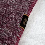 Koc 150x200 PANDA bordowy biały dwustronny niezwykle miękki - 7