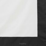 Pościel satyna bawełniana 160x200 LAURA biała zdobiona ozdobną czarną kantą z kolekcji Nova Style - 4