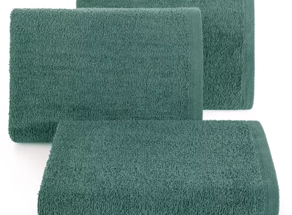 Ręcznik bawełniany 50x100 GŁADKI 1 jednokolorowy ciemna zieleń