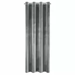 Zasłona na przelotkach 140x250 SAMANTA welwetowa grafitowa o subtelnym połysku - 7