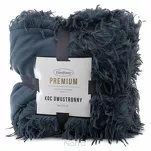 Koc futrzany 130x270 ADORE granatowy - 6