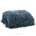 Koc futrzany 130x270 ADORE granatowy - 5