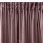 Zasłona gotowa na taśmie 140x270 SIBEL welwetowa Pierre Cardin pudrowa jednokolorowa - 4