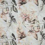 Pościel z mikrowłókna 160x200 ARINA biała z nadrukiem kwiatowym Design 91 - 2