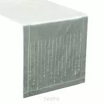 Bieżnik welwetowy 35x220 ROYAL 3 srebrny zdobiony kryształkami - 3