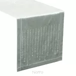 Bieżnik welwetowy 35x220 ROYAL 3 srebrny zdobiony kryształkami - 6