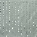 Bieżnik welwetowy 35x220 ROYAL 3 srebrny zdobiony kryształkami - 2