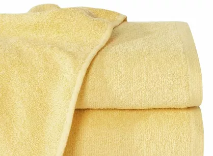 Ręcznik bawełniany 70x140 GŁADKI 1 jednokolorowy słoneczny