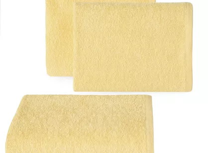 Ręcznik bawełniany 70x140 GŁADKI 1 jednokolorowy słoneczny