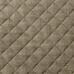 Narzuta jednokolorowa 170x210 LEN 1 ciemny beż pikowana imitująca len - 2