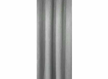 Zasłona gotowa na przelotkach 135x250 ROSSIE zaciemniająca stalowa jednokolorowa