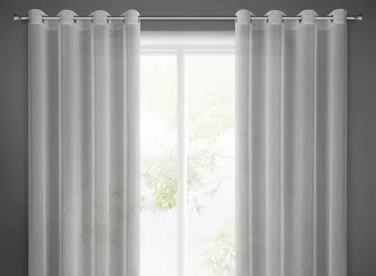 Zasłona na przelotkach 140x250 ADELA stalowa o strukturze siatki