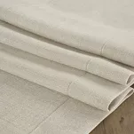 Serwetka 30x40 LANA beżowa zdobiona kantą z wplecioną nicią srebrną 4 szt. - 5