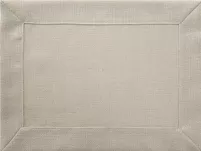 Serwetka 30x40 LANA beżowa zdobiona kantą z wplecioną nicią srebrną 4 szt. - 3