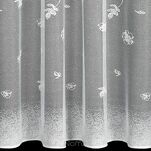 Firana na przelotkach 140x250 ALEXIA biała żakardowa wzór roślinny - 6