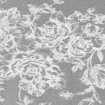 Firana na przelotkach 140x250 ALEXIA biała żakardowa wzór roślinny - 7