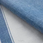 Komplet ścierek kuchennych 2x50x70 SOFIA niebieskie w pasy z bawełny - 3