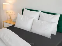 Prześcieradło z mikrowłókna z gumką 100x200 SOFT stalowe Design 91 - 7