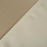 Obrus 140x300 GLAMO beżowy z bieżnikiem 33x300 połyskującym złotą nicią - 5