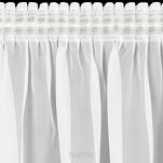 Firana na taśmie 400x250 LUCY biała z gładkiego woalu - 10