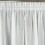 Firana na taśmie 400x250 LUCY biała z gładkiego woalu - 9