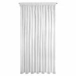 Firana na taśmie 400x250 LUCY biała z gładkiego woalu - 6