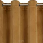 Zasłona gotowa na przelotkach 140x250 ROSA welwetowa miodowa Design 91 - 9