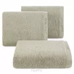 Ręcznik 30x50 EVI Pierre Cardin jasny beż zdobiony bordiurą w kolorze ręcznika z logo marki - 4