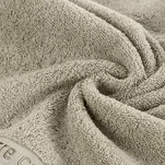 Ręcznik 30x50 EVI Pierre Cardin jasny beż zdobiony bordiurą w kolorze ręcznika z logo marki - 2