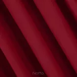 Zasłona gotowa na taśmie 140x270 SIBEL welwetowa Pierre Cardin bordowa jednokolorowa  - 5