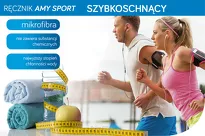 Ręcznik 70x140 AMY szybkoschnący pudrowy z mikrofibry - 6
