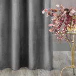 Zasłona gotowa na przelotkach 140x250 ROSA welwetowa stalowa Design 91 - 9