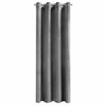 Zasłona  na przelotkach 140x250 ROSA welwetowa stalowa Design 91 - 9