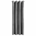 Zasłona gotowa na przelotkach 140x250 ROSA welwetowa stalowa Design 91 - 10