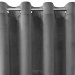 Zasłona  na przelotkach 140x250 ROSA welwetowa stalowa Design 91 - 4