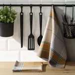 Ścierka kuchenna 50x70 OLIVIA 2 beżowa w jodełkę z bawełny - 4